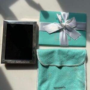 Tiffany & Co. Pewter Frame with Black Velvet Interior